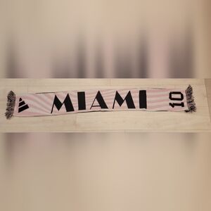 Adidas Pink and Black Miami Scarf